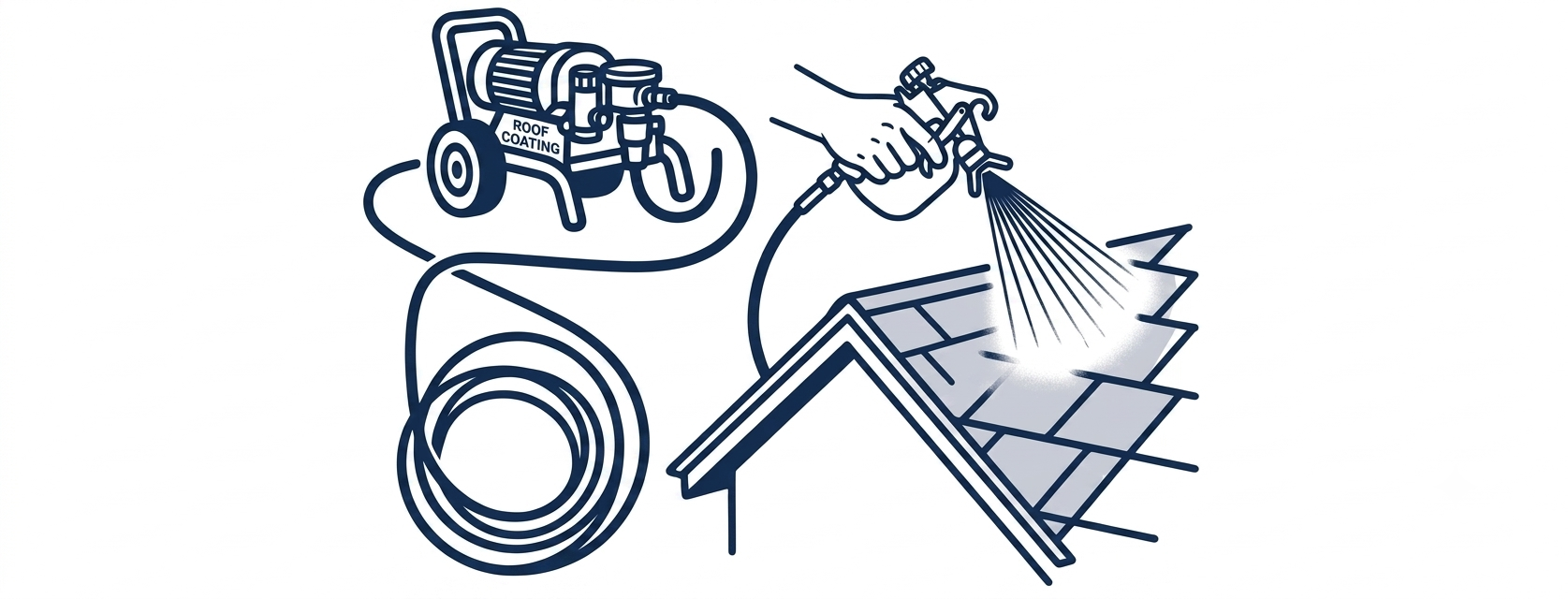 This is a roof jetting icon